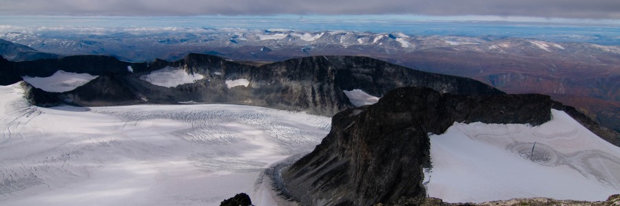 Galdhøpiggen, en haut de la Norvège