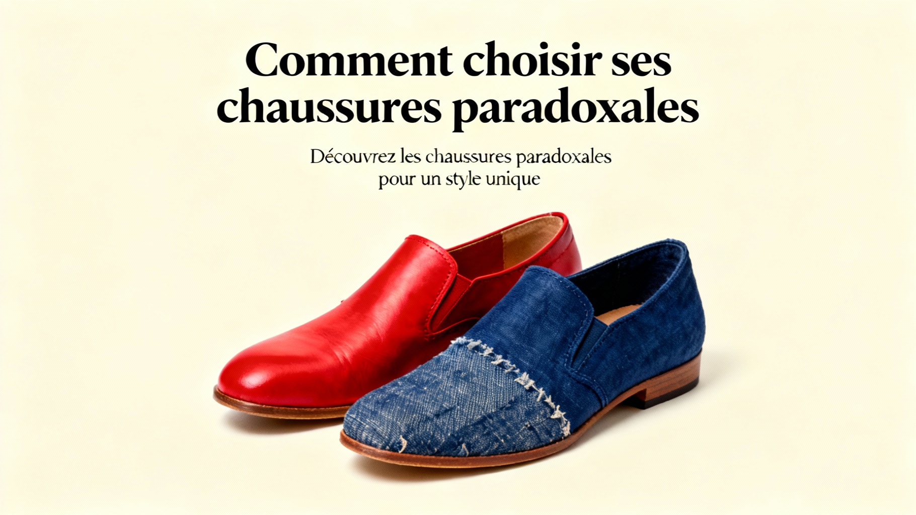 Comment choisir ses chaussures paradoxales