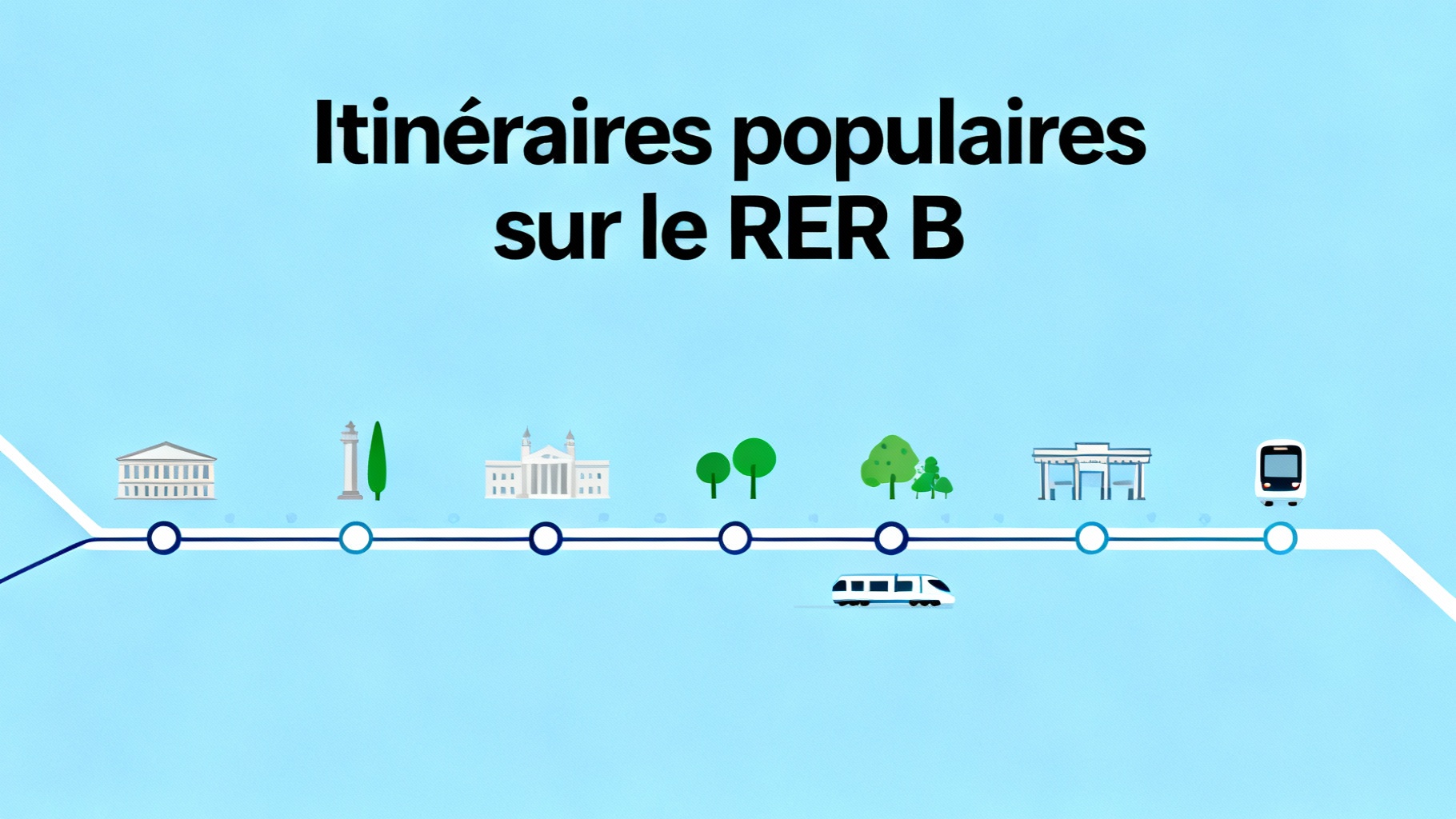 Itinéraires populaires sur le RER B