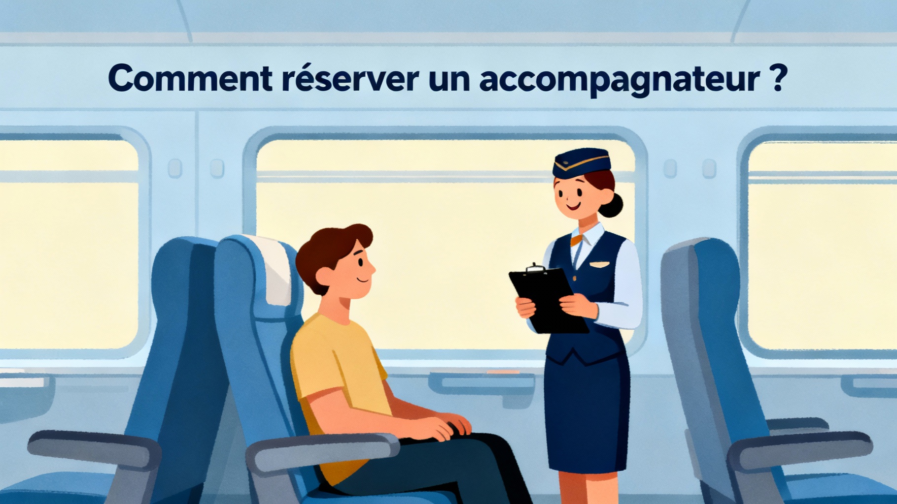 Voyager en train avec accompagnateur : tout ce qu'il faut savoir 1 Comment réserver un accompagnateur ?