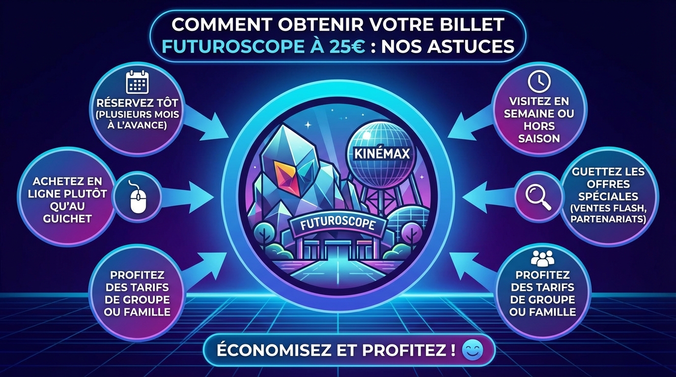 Billet futuroscope à 25 euros : nos astuces pour en profiter 1 Les meilleures offres en cours