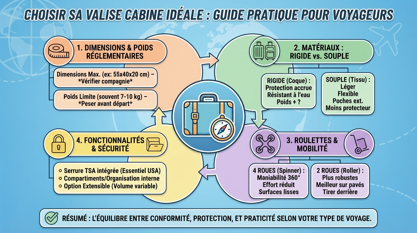 Les meilleures marques de valises cabine