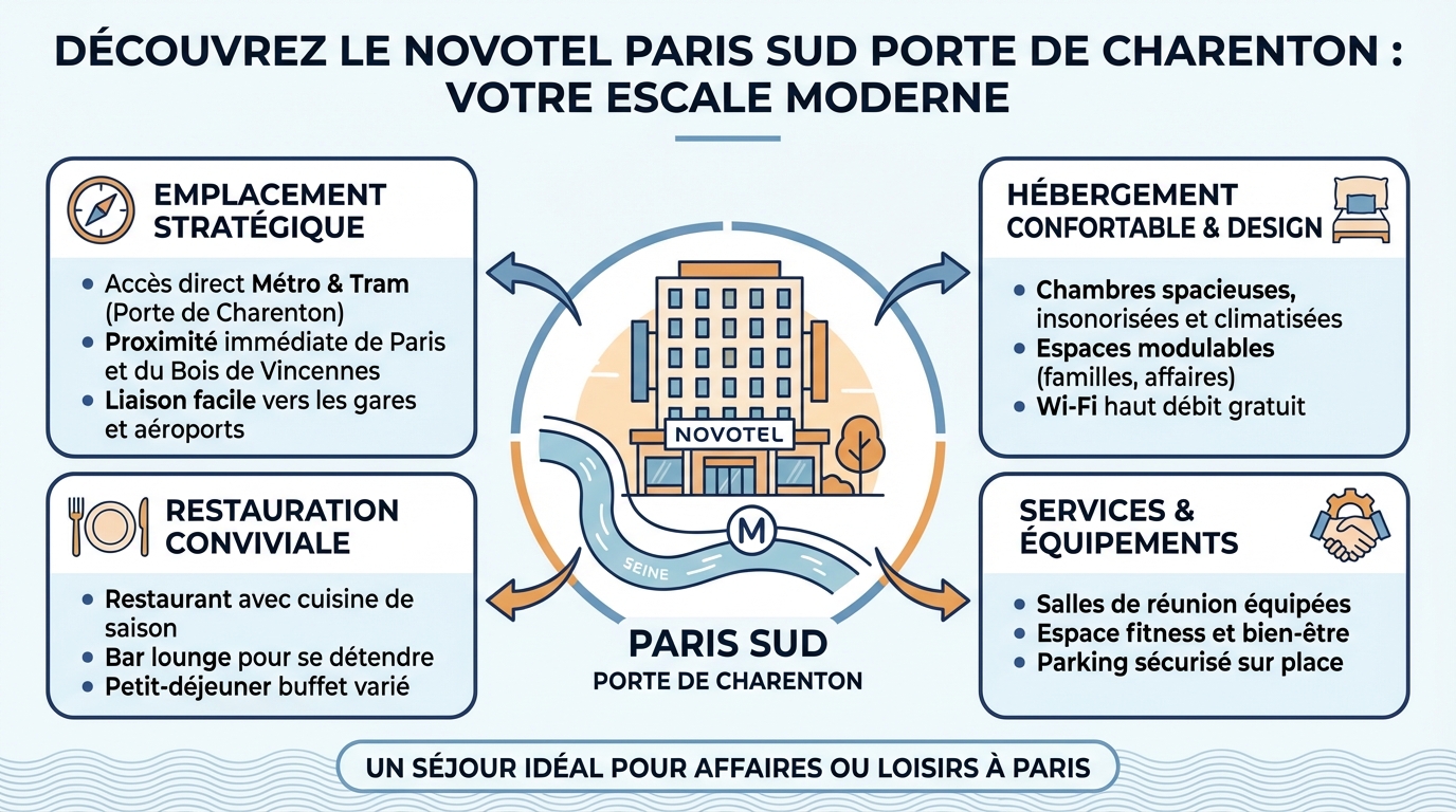 Découvrez le novotel paris sud porte de charenton 1 Tarifs et promotions