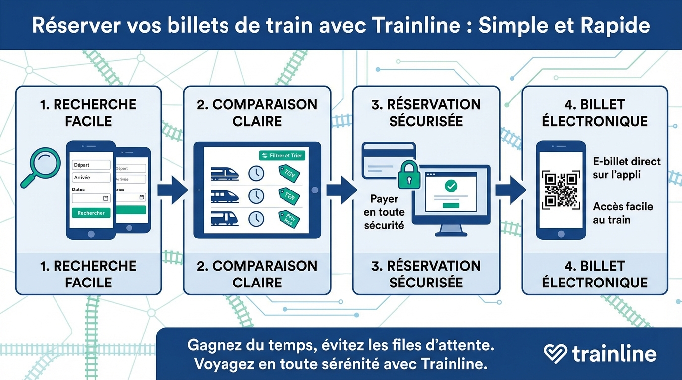 Réservez vos billets de train avec trainline facilement 1 Avantages de l'utilisation de Trainline