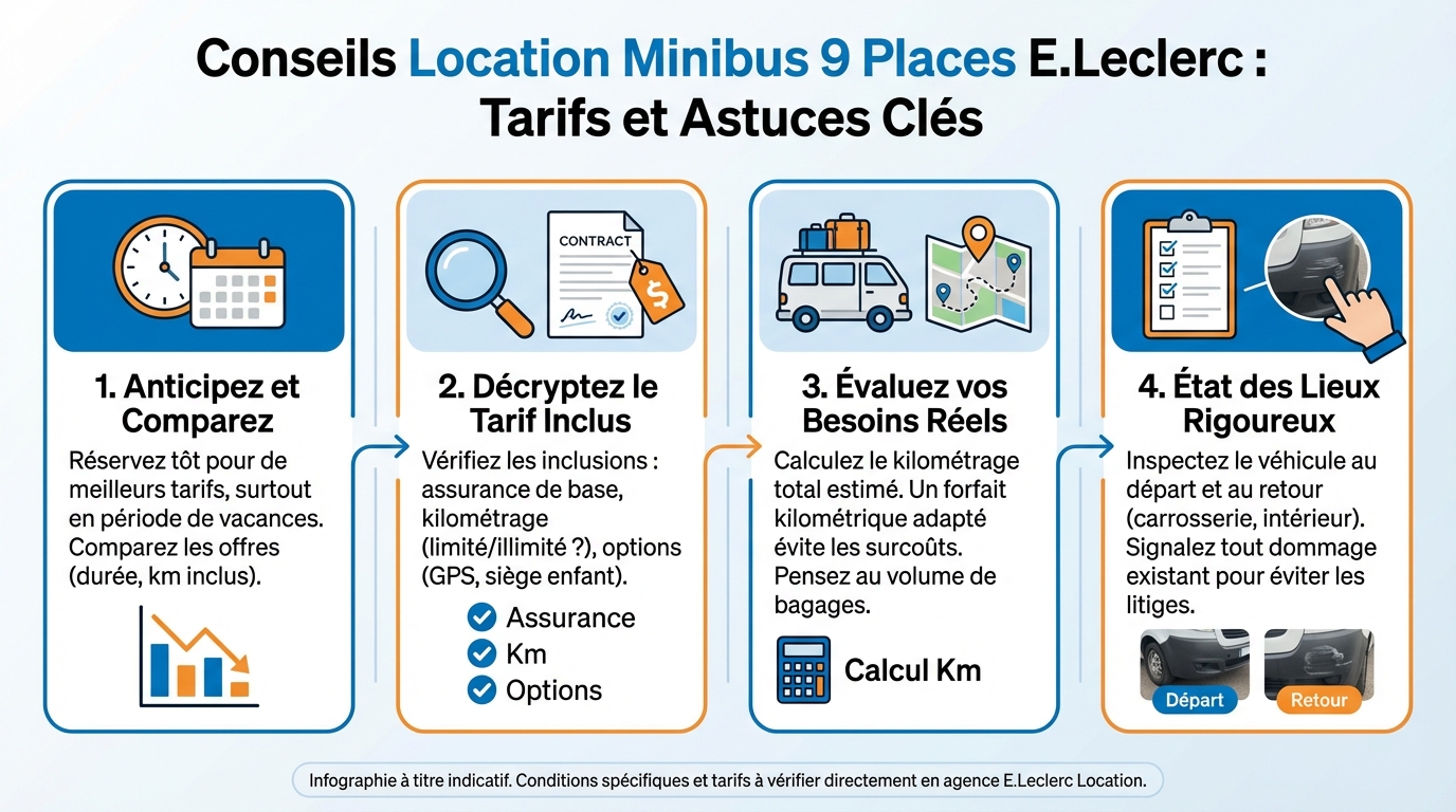 Comment réserver un minibus chez Leclerc