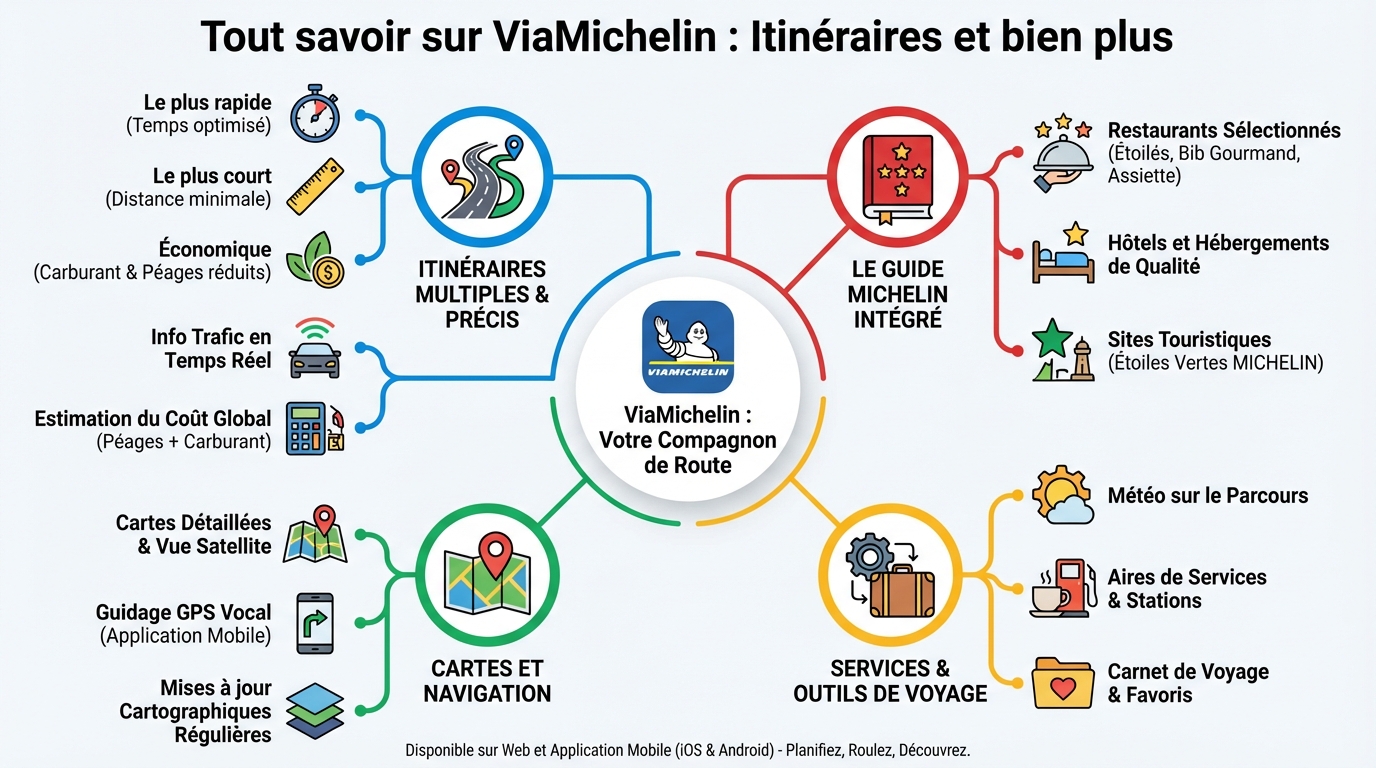 Tout savoir sur viamichelin : itinéraires et plus 1 Comment utiliser ViaMichelin ?