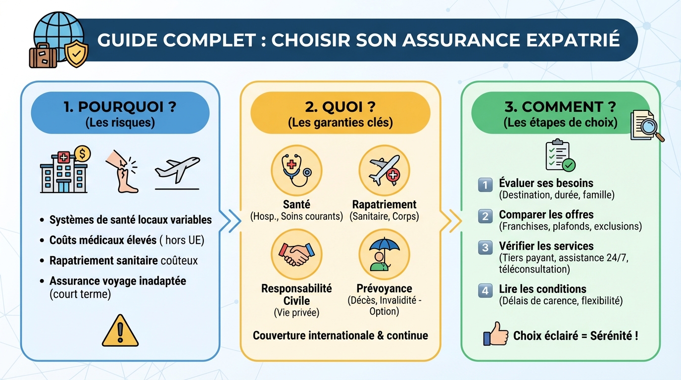 Assurances expatriés : guide complet pour bien choisir 1 Conseils pour choisir son assurance