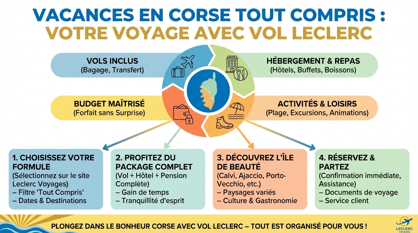 Découvrez les meilleures vacances en corse tout compris avec vol leclerc 1 Les meilleures offres de vol Leclerc