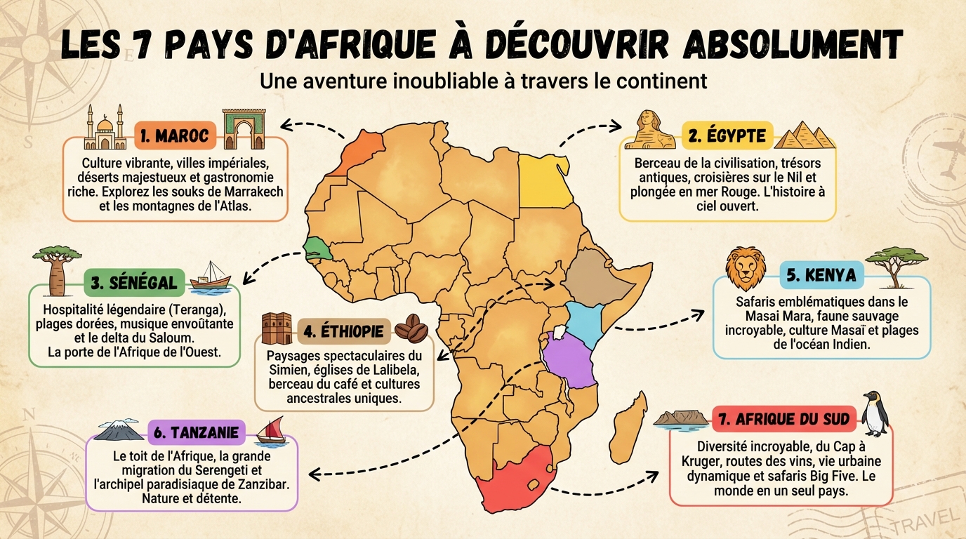 Pourquoi visiter ces pays ?