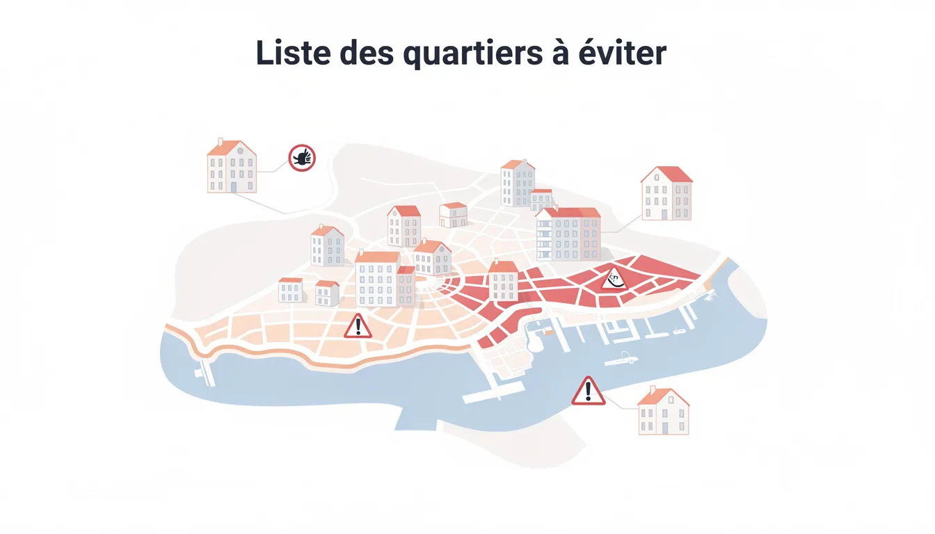 Liste des quartiers à éviter