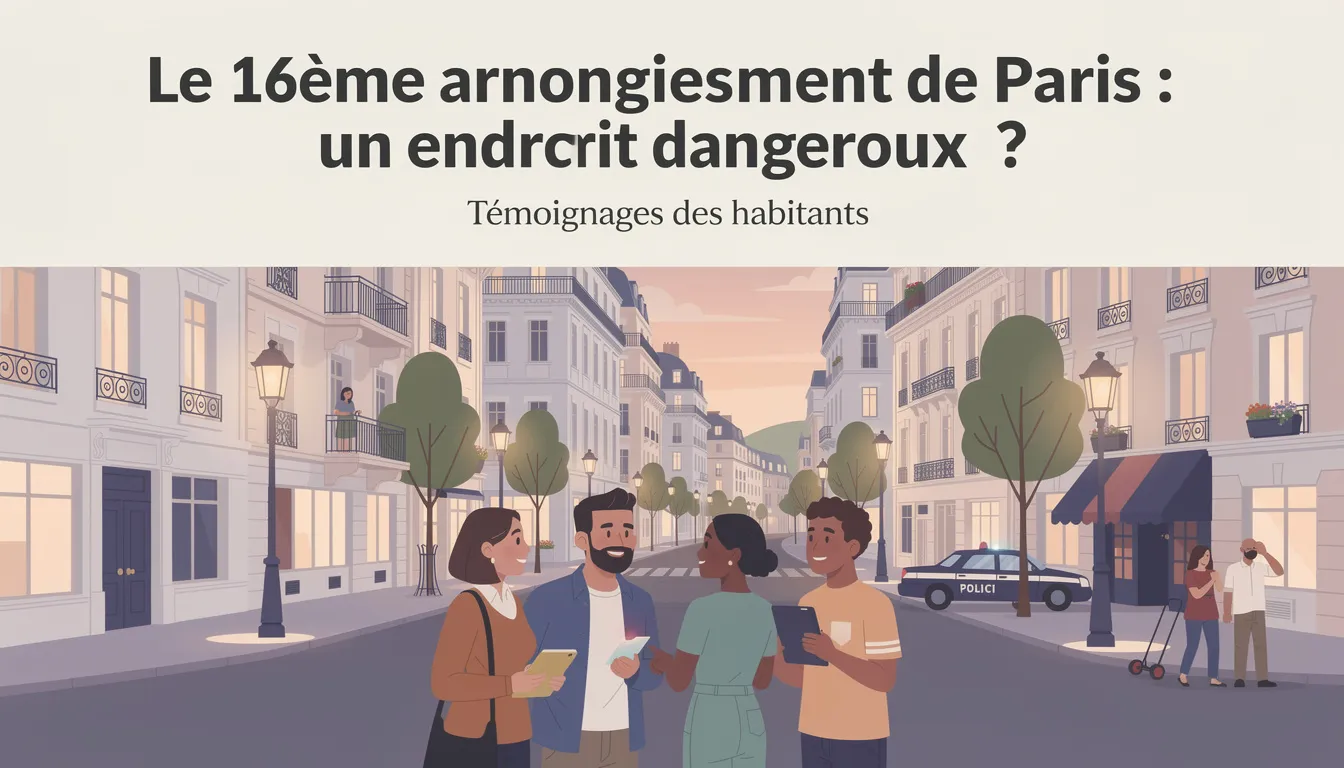 Le 16ème arrondissement de paris : un endroit dangereux ? 1 Témoignages des habitants
