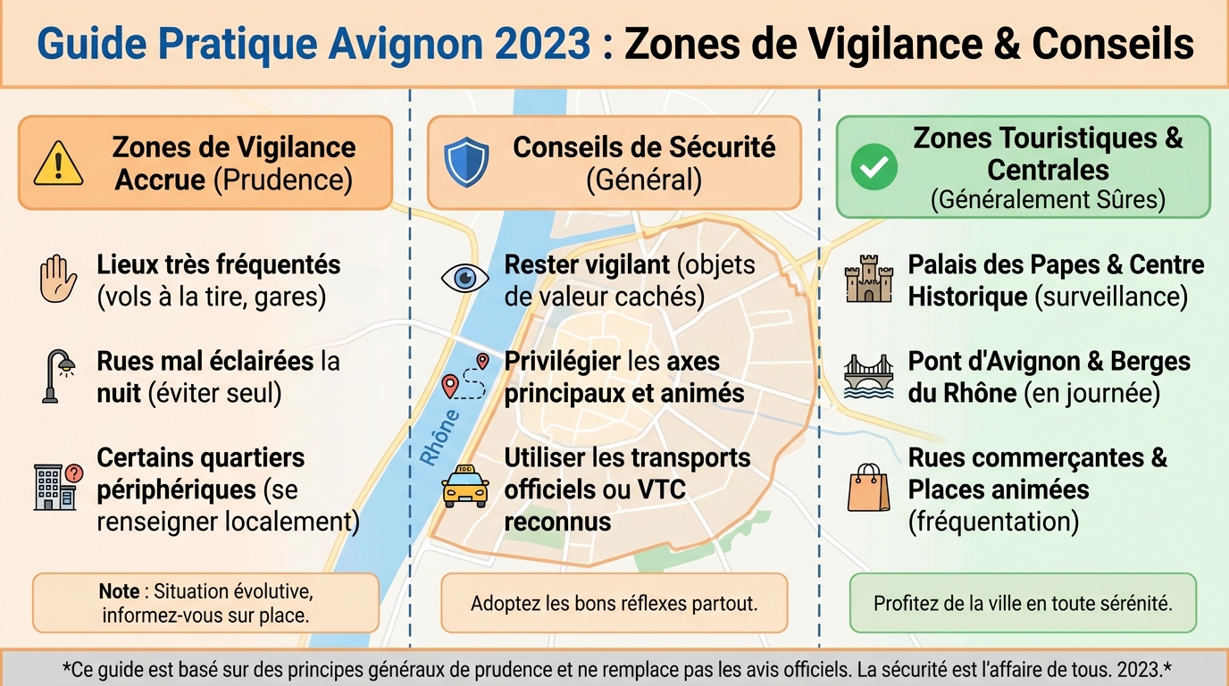 Les quartiers à éviter à Avignon