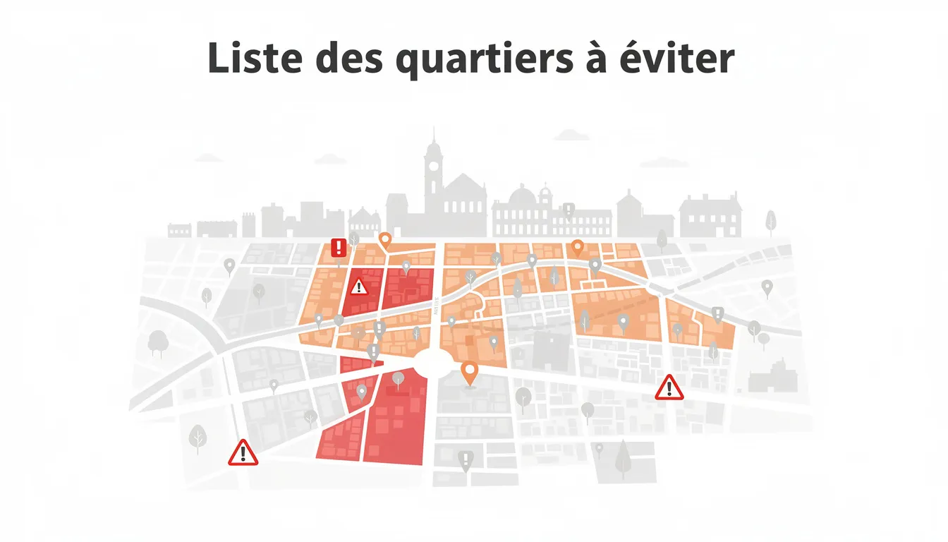 Liste des quartiers à éviter