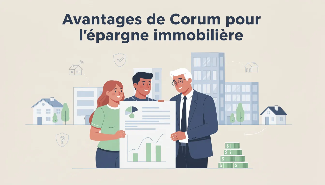 Avantages de Corum pour l’épargne immobilière