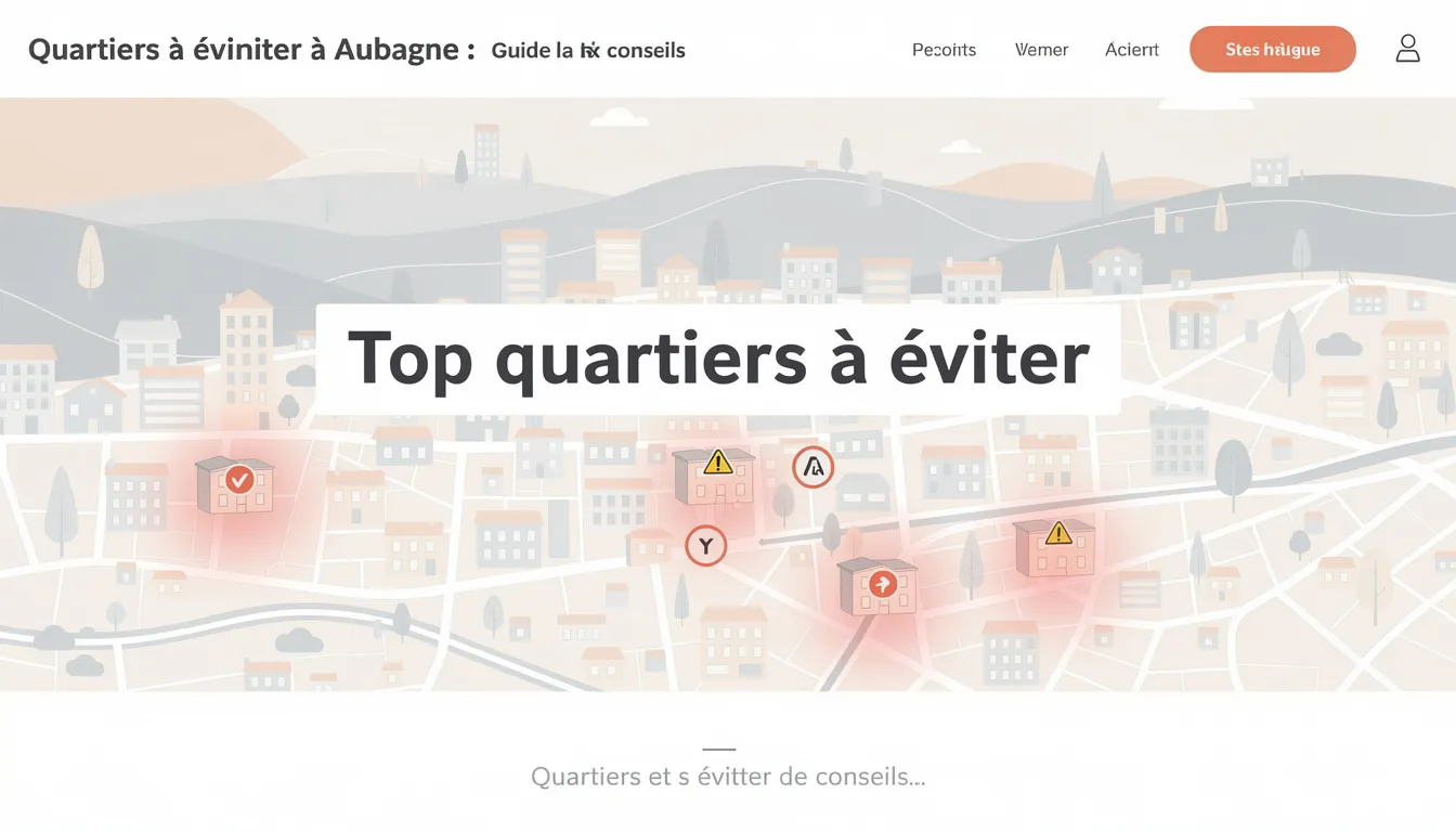 Top quartiers à éviter