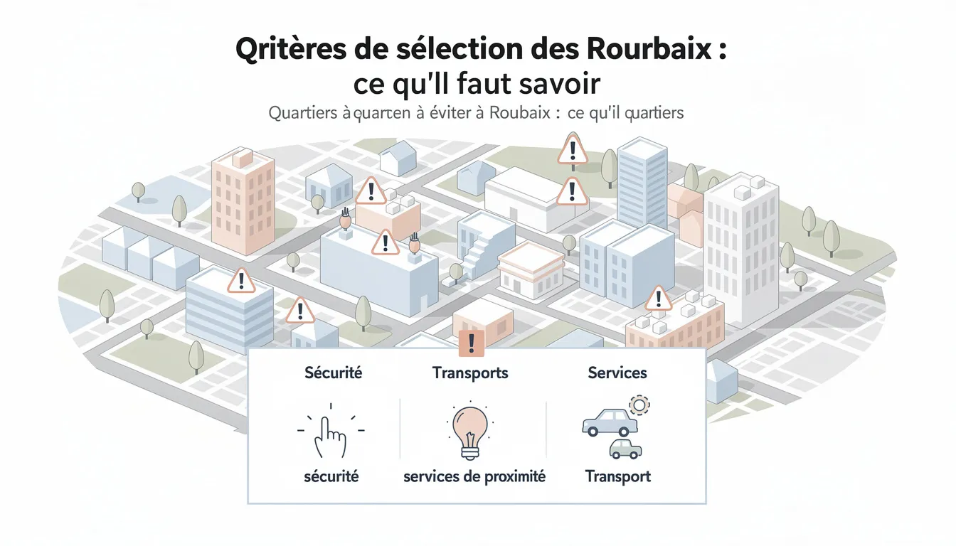 Quartiers à éviter à roubaix : ce qu'il faut savoir 1 Critères de sélection des quartiers