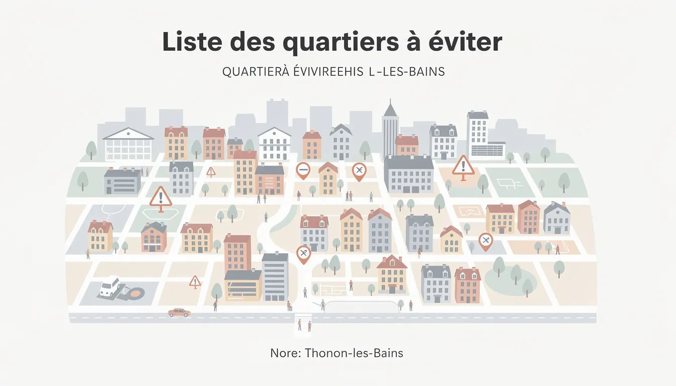 Liste des quartiers à éviter