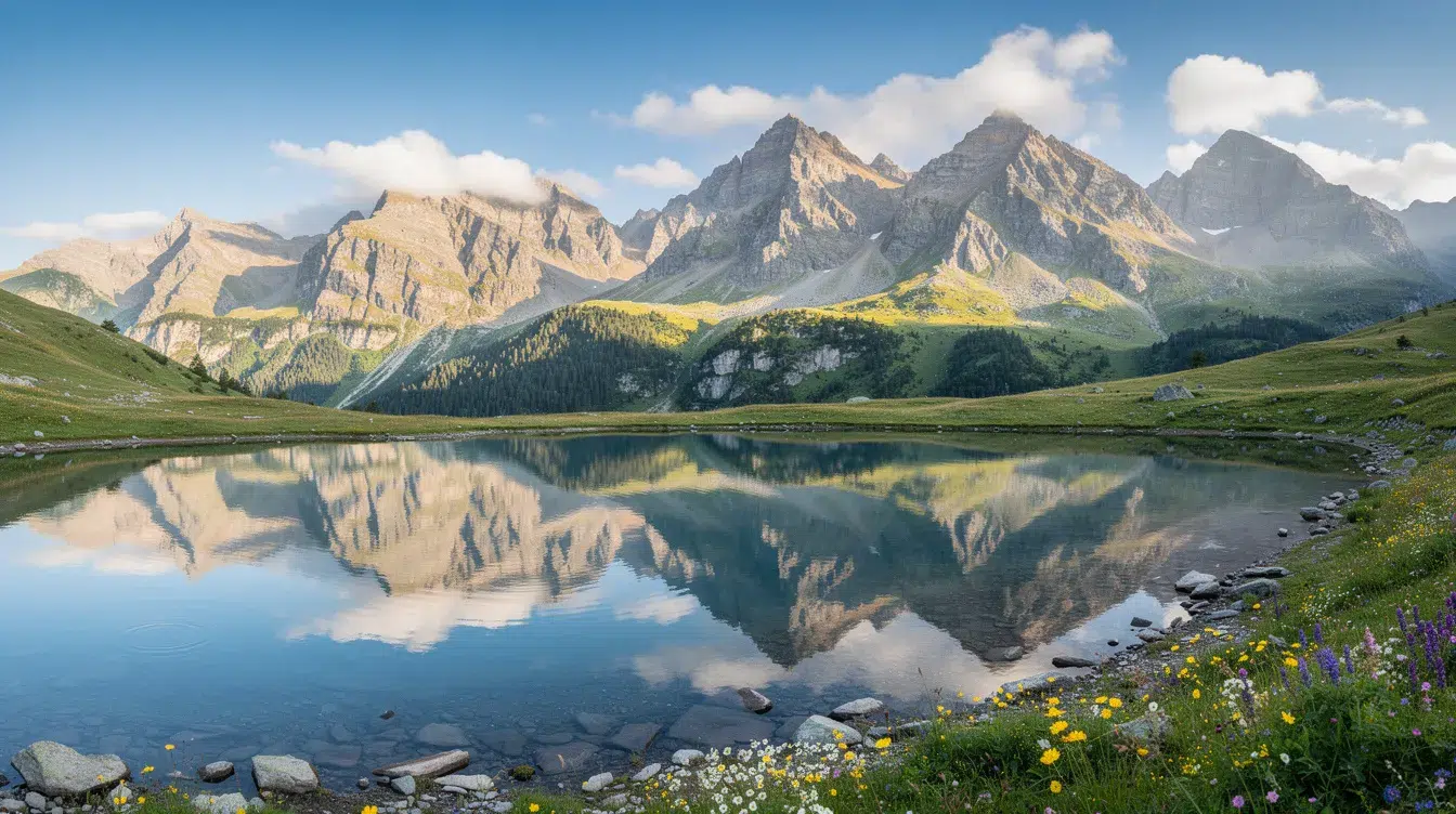 Carte des massifs montagneux