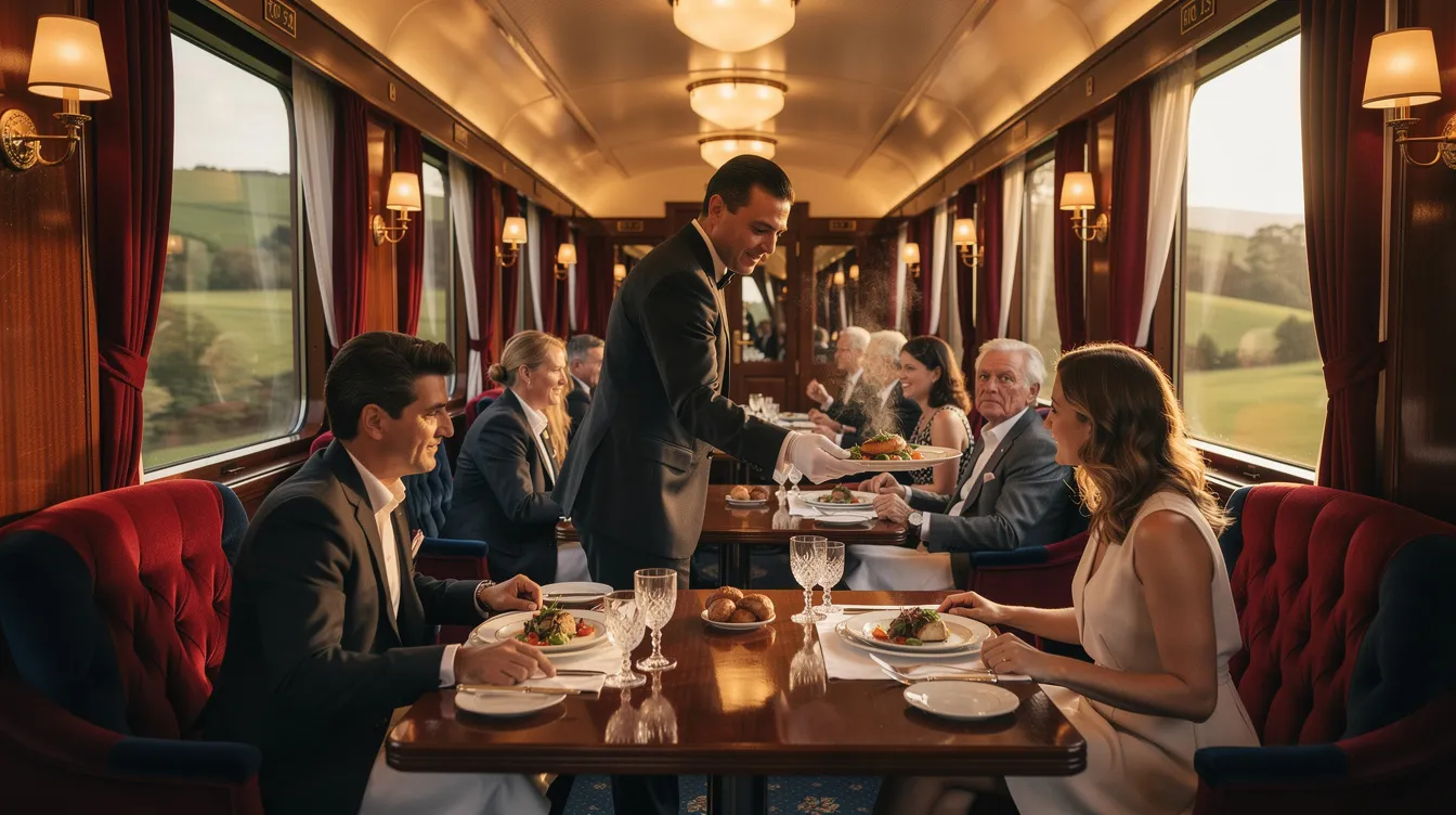 L’expérience à bord : confort et gastronomie